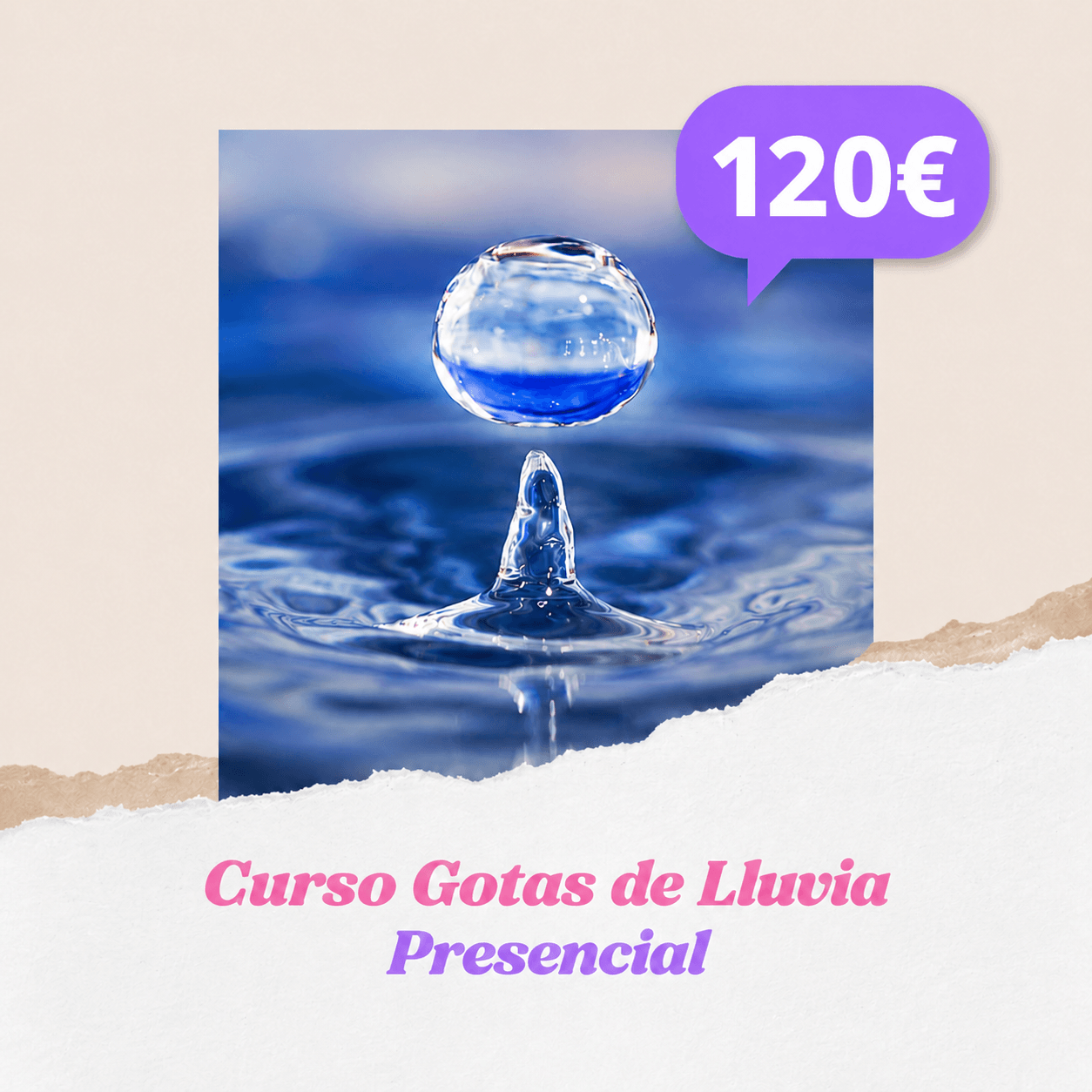 Curso Presencial de Masaje Gotas de Lluvia en Alicante