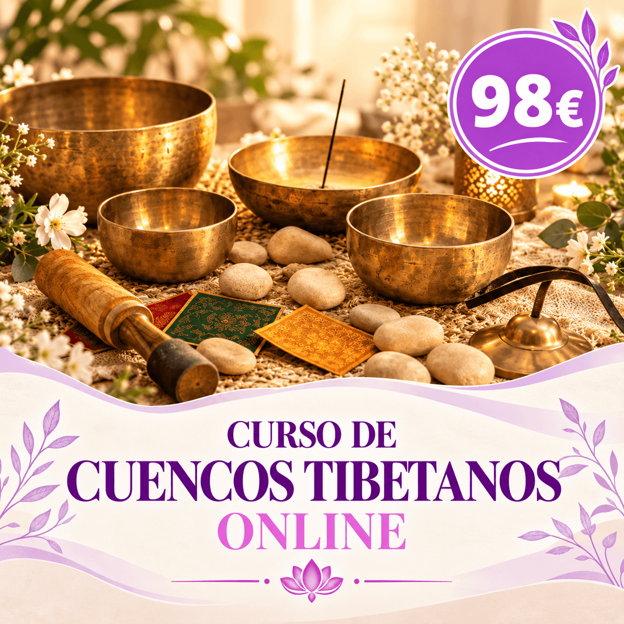 Curso Online de Cuencos Tibetanos